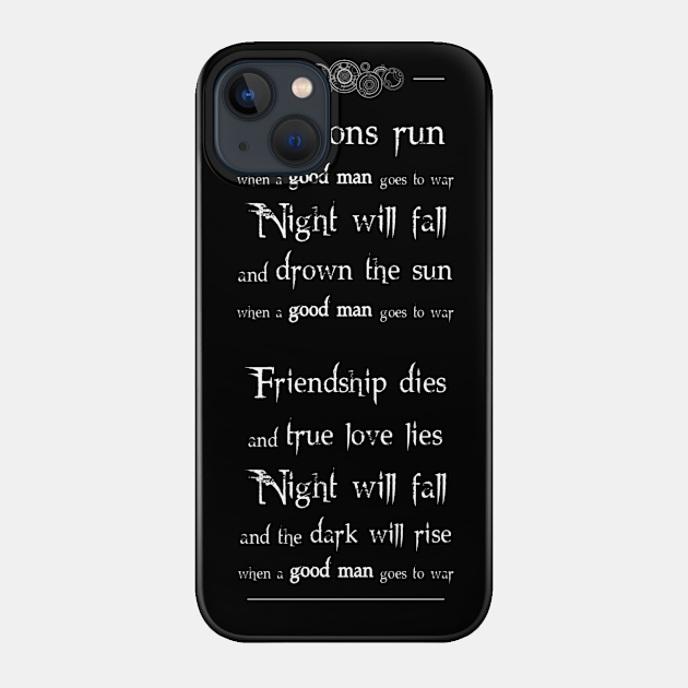 Demons run (white) - Doctor Who - Phone Case