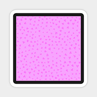 Everything pink heart pattern Magnet