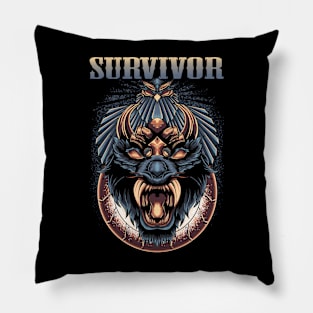 SURV AND THE SURVIVOR BAND Pillow