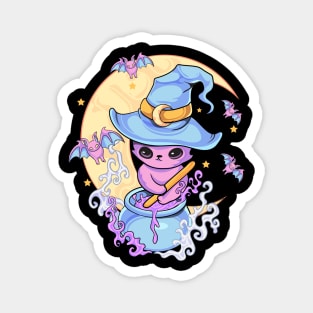 Kawaii pastel Goth Witchy Cat Creepy Magnet