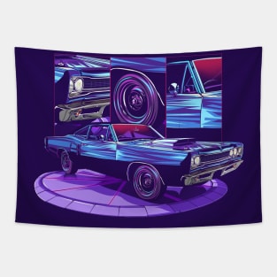 Dodge Charger 3 Frame Tapestry