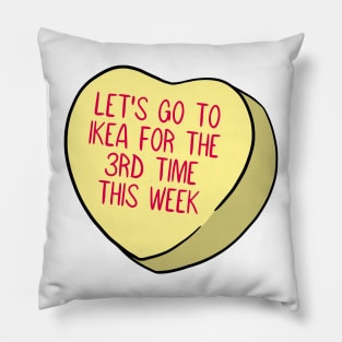 Funny Candy Heart IKEA Pillow