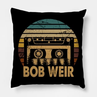 Bob Great Gift Weir For Name Retro Styles Color 70s 80s 90s Pillow