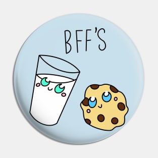 Milk and Cookies BFF Pin