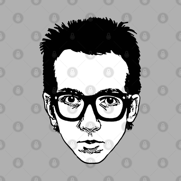 Elvis Costello by DankFutura