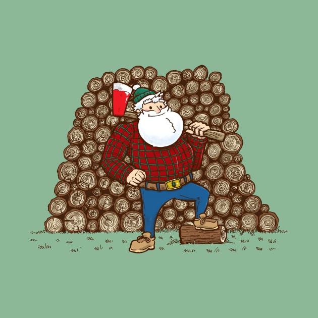 Lumberjack Santa by nickv47