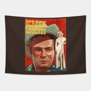 Hollywood Screen Legends Tapestry