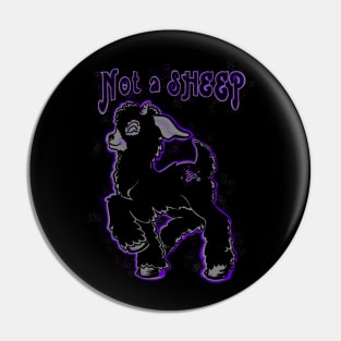 Not a sheep! Pin