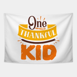 One thankful kid Tapestry