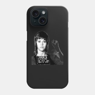 Jane Fonda Mugshot Phone Case