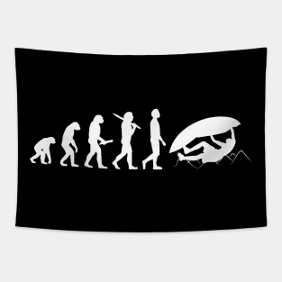 Funny Climbing Evolution Gift For Climbers Tapestry