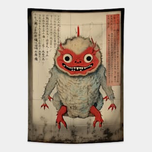 Weirdest little monster in ancient Japan Tapestry