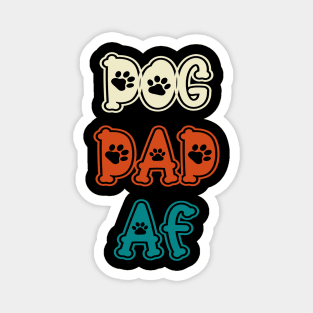 Dog Dad AF Magnet