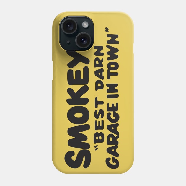 1997 - Smokey's Garage (Black on Gold) Phone Case by jepegdesign