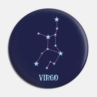 Virgo Zodiac Sign Constellation Pin