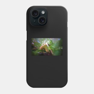 Red Capped Mushroom in the Rain Phone Case