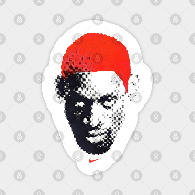 Dennis Rodman - Rodzilla - The Worm Magnet by nicklower