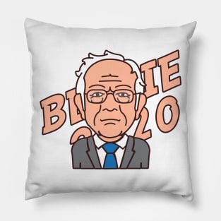 Cute Cartoon Vote For Bernie 2020 Pillow