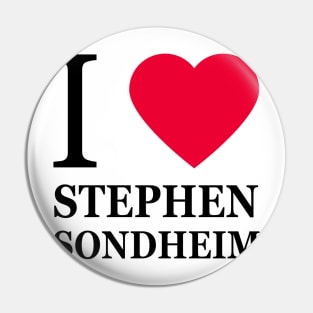 I love Stephen Sondheim Pin