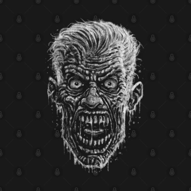 Zombie, george Romero, TWD, tarman by PeligroGraphics