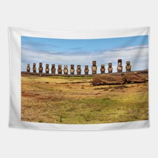 Tongariki Site - Rapa Nui - Easter Island Tapestry