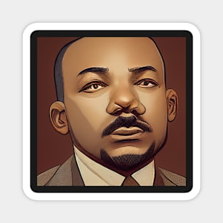 Martin Luther King Jr | Comics Style Magnet