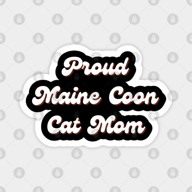 Maine Coon Cat Magnet by CityTeeDesigns