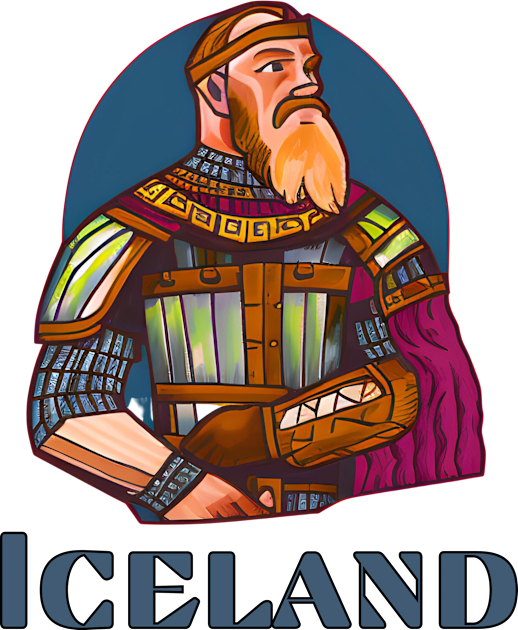 Iceland Viking Kids T-Shirt by Coolies