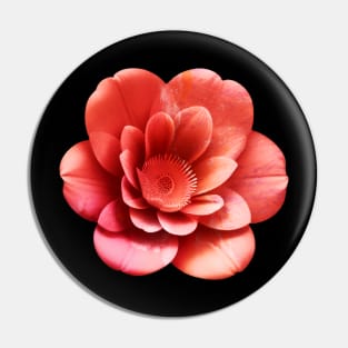 Red Orange Flower subtle texture Pin