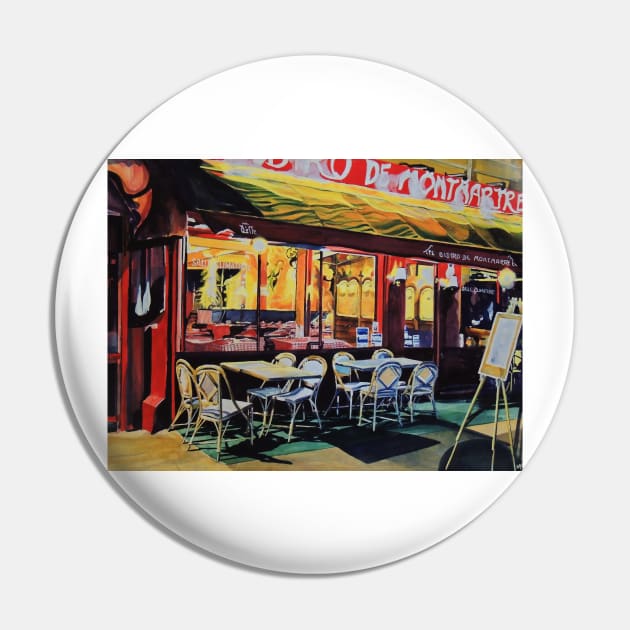 Bistro de Montmartre Pin by Macartvert