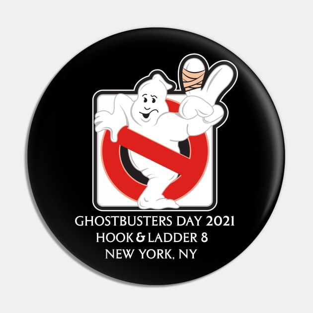 Ghostbusters Day 2021 (White Text) - Buffalo Ghostbusters Pin by Buffalo Ghostbusters