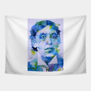 OSCAR WILDE watercolor portrait .10 Tapestry