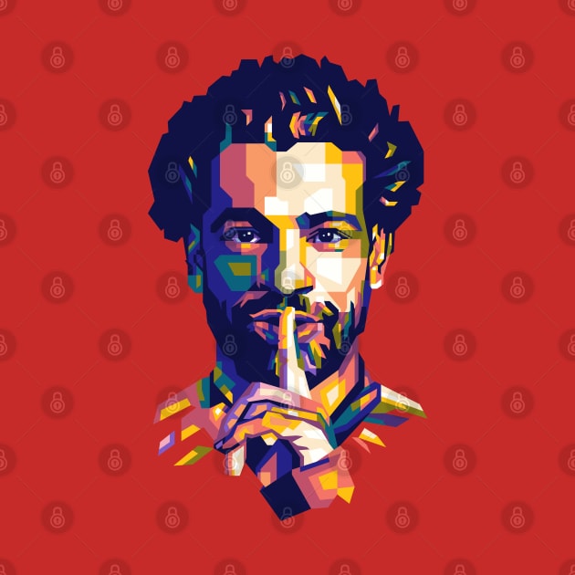 Mo Salah Pop Art by ESENTIAL-AF