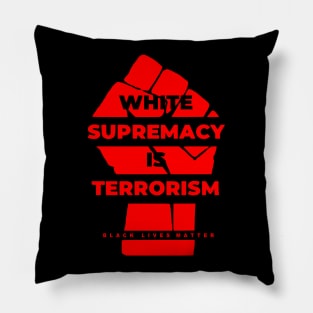 Black Lives Matter (Red) Pillow