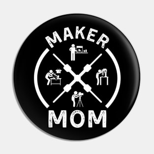 Maker Mom Pin