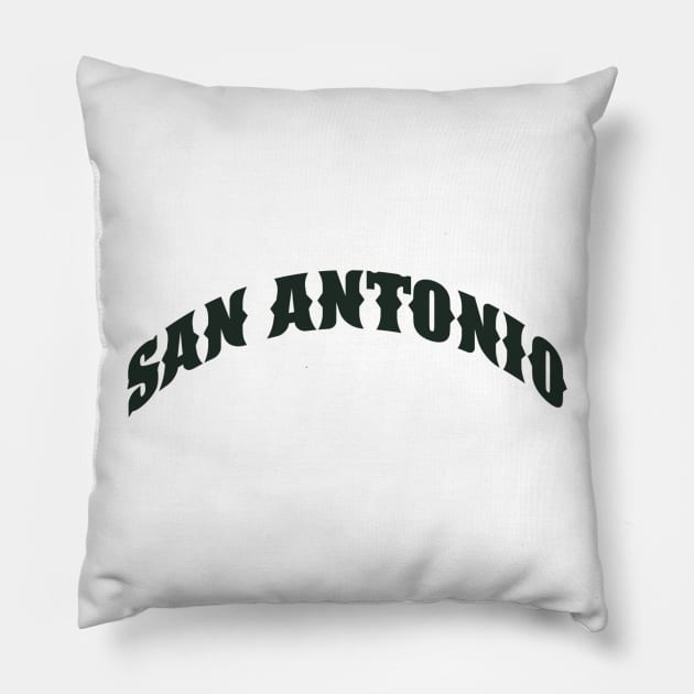 San Antonio Pillow by miomir_nikolic