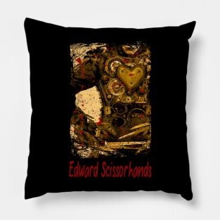 Burton's Masterpiece Edward Scissorhands' Legacy Pillow