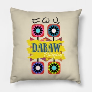 Baybayin word Davao Pillow