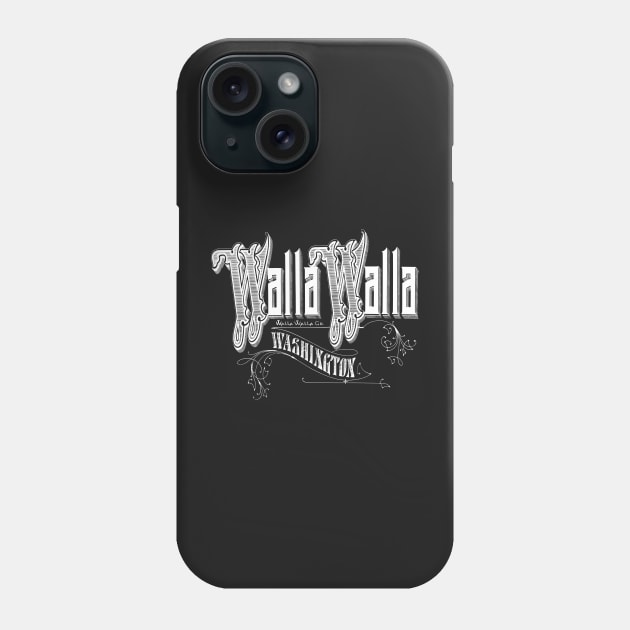 Vintage Walla Walla, WA Phone Case by DonDota