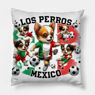 Chihuahua Soccer Futbol Los Perros Mexico #1 Pillow