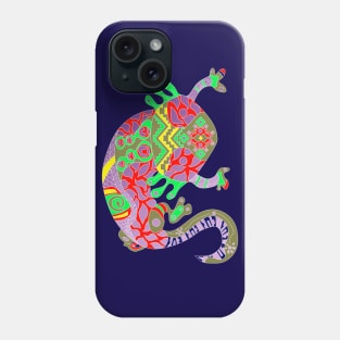 blue tropical axolotl ecopop Phone Case