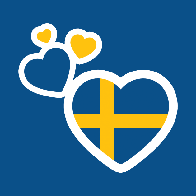 I Love Sweden! by ShirtAtlas