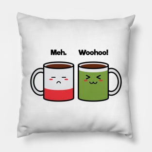 Coffee Friends | Charging | Battery | Cute Kawaii | White Pillow