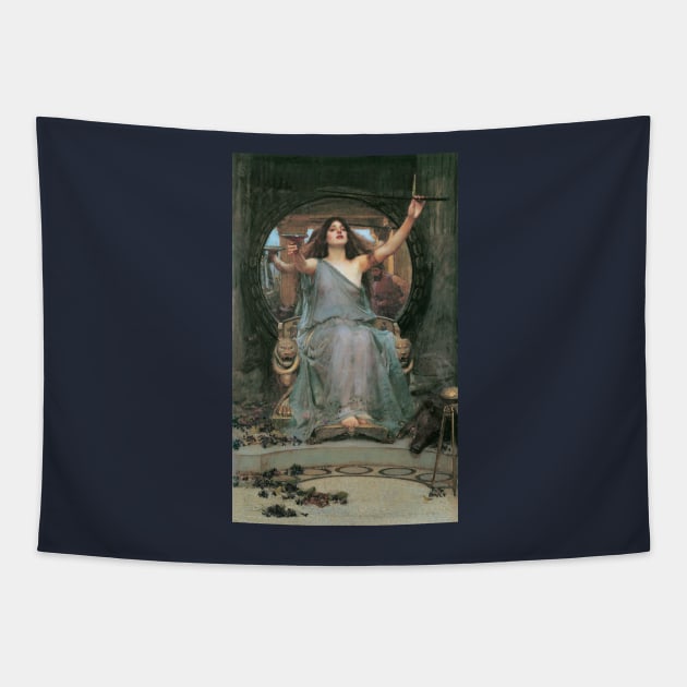 Circe Offering the Cup to Ulysses, 1891 John William Waterhouse Tapestry by immortalpeaches