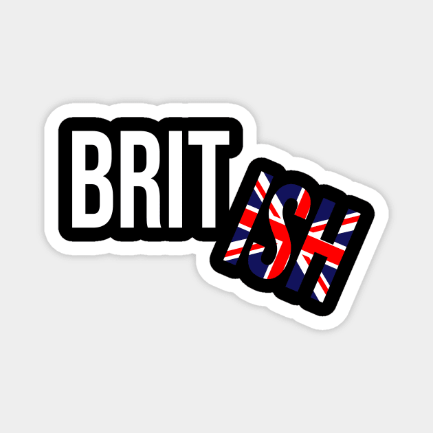 Funny British Flag. Union Jack Magnet by Jakavonis