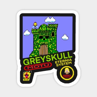 Grey Skull Game Magnet