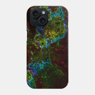 Black Panther Art - Glowing Edges 72 Phone Case