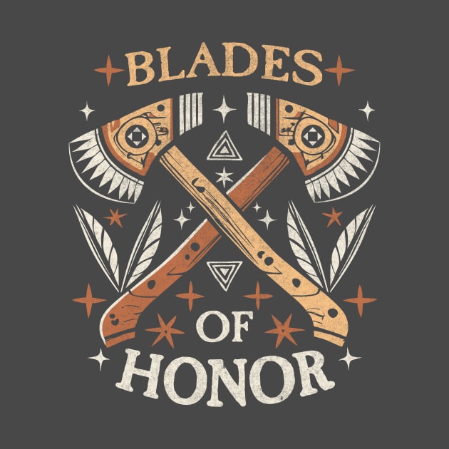 Native American Ax Blades by Tees For UR DAY