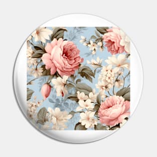 Shabby Chic Flowers Pattern 15 Pin