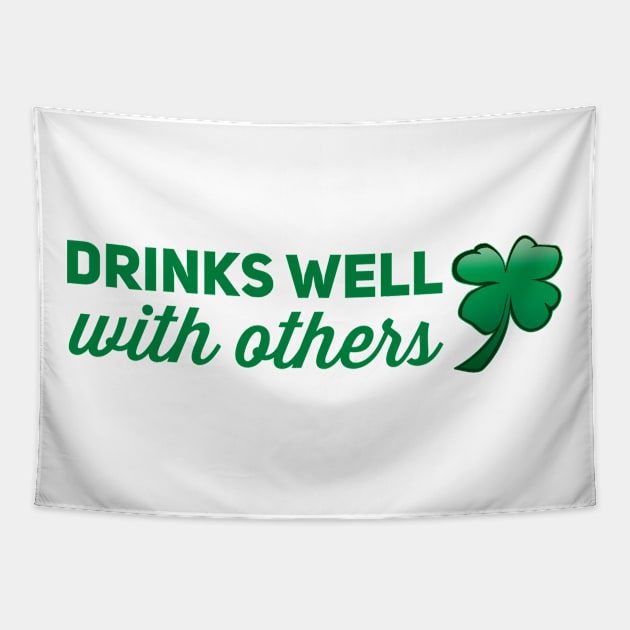 Drinks Well With Others Tapestry by Stacks